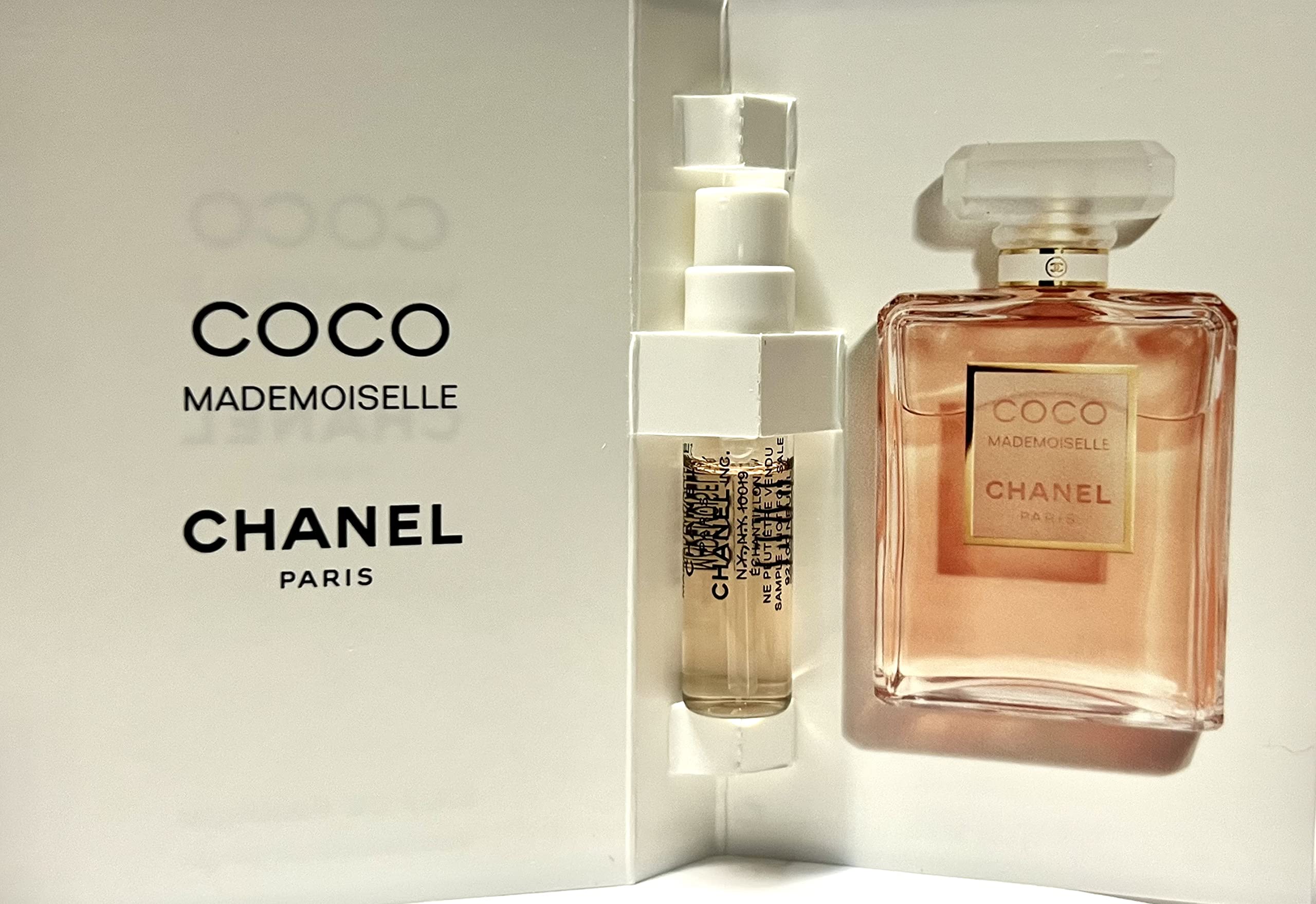 Amazon.com: Coco Mademoiselle 香水樣品瓶旅行裝1.5 毫升/0.4 盎司(約